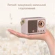 Портативная колонка Bluetooth водонепроницаемая в стиле ретро Pink - изображение 2
