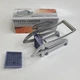 Картоплерізка для картоплі фрі ручна металева з 2 насадками Potato Chipper Professional, овочерізка-подрібнювач овочів і фруктів з нержавіючої сталі, з лезами 9 мм і 12 мм, для домашнього та професійного використання AND-948-Silver - зображення 2