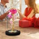 Декоративний 3D нічник Троянда 15 см Pink - зображення 3