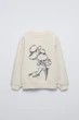 Свитшот для девочки Zara 140 размер бежевый 4805705712 - изображение 1