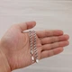 Серебряный браслет мужской плоский бисмарк ширина 6 мм черненый длина 21,5 см 85001/6/21,5 - изображение 11