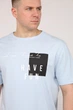 Футболка з коротким рукавом чоловіча YUKI блакитний XL ЦБ-00270047 - изображение 3