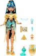 Кукла Monster High Cleo de nile Клео Де Нил в золотистой блузке и юбке и кобра Хиссетт HXH74 Mattel - изображение 3
