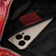 Сумка бананка поясная женская из натуральной кожи Paolo Peruzzi T-36-E Красная (5905567213267) - изображение 5