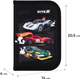 Пенал шкільний без наповнення Kite Hot Wheels 1 відділення 2 відвороти 20.5х14х4 см Чорний (HW25-622-1) - зображення 3