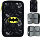 Пенал шкільний без наповнення Kite DC Batman 2 відділення 20x12x4.5 см Чорний (DC25-623) - зображення 2