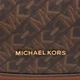 Сумка багет женская средняя Michael Kors Preston 30S4G0PL5I-227 Коричневая (196237766106) - изображение 5
