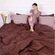 Пододеяльник MirSon Сатин Premium 0165+0211 Cappuccino 175х210 (2200001219045) - изображение 1