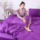 Пододеяльник MirSon 175х210 Satin Stripe 30-0009 Purple (2200005250860) - изображение 7