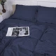 Пододеяльник MirSon 175х210 Satin Stripe 30-0020 Smoky Blue (2200005255490) - изображение 1