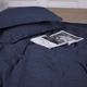 Пододеяльник MirSon 175х210 Satin Stripe 30-0020 Smoky Blue (2200005255490) - изображение 4