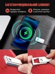 Smart блокнот с беспроводной зарядкой встроенным повербанком и USB-флешкой 16 Гб подарочный недатированный в линейку А5 из эко кожи Красный (CNB-003) - изображение 4