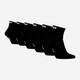 Набор женских носков коротких хлопковых Puma Elements Unisex Quarter 93875801 35-38 6 пар Black (8720245827546) - изображение 2