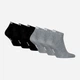 Набор женских носков коротких хлопковых Puma Elements Unisex Sneaker 93899903 35-38 6 пар Grey/Black (8720245826938) - изображение 2