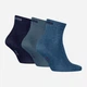 Набор женских носков коротких хлопковых Puma Elements Unisex Plain Q 94710808 35-38 3 пары Denim Blue (8720245958356) - изображение 2