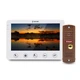 Комплект відеодомофона BCOM BD-710C Kit: відеодомофон 7" white та відеопанель copper (301388) - зображення 1