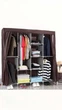 Тканевый шкаф органайзер Storage Wardrobe на 4 секции Коричневый (81901YS903) - изображение 3