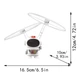 Индукционная игрушка летающий космонавт JJ0600 WHITE (51901CS626) - изображение 3
