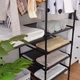 Вешалка стойка для одежды 160x112x46см Simple Coat Rack Double Row (51901CS534) - изображение 3