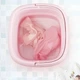 Пральна машина складана Maxtop 7399 переносна силіконова машинка Рожева (5712CS564) - зображення 6