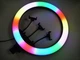 Кольцевая лампа RGB Ring Light LED Черный 3 крепления MJ-18 55.5 см (YU8SH6912) - изображение 7