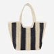 Сумка шоппер женская плетеная SumWin Гаити ALX-164-01 Светло-бежевая/Черная (ROZ6501062136) - изображение 5