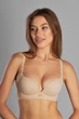 Бесшовный бюстгальтер без косточек Nude Jasmine Lingerie 70B Бежевый - изображение 2