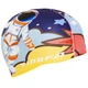 Шапочка для плавания детская силиконовая Yingfa Junior 0012-1 Blue-White-Yellow - изображение 2