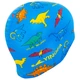 Шапочка для плавания детская силиконовая Yingfa Junior 0012-1 Blue-Multicolor - изображение 4