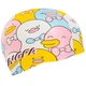 Шапочка для плавания детская силиконовая Yingfa Junior 0012-1 Pink-Yellow-Blue - изображение 3