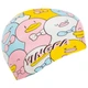 Шапочка для плавания детская силиконовая Yingfa Junior 0012-1 Pink-Yellow-Blue - изображение 4