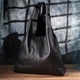 Женский шоппер 2 в 1 из натуральной кожи GRANDE PELLE Bag 22881 Черный - изображение 9