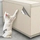 Антикіготь Захисне покриття для дивану меблів та шпалер 60х100 см Cat Protect Кігтеточка самоклеюча Бежевий 1 шт - изображение 4