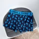 Мужские трусы боксеры натуральный коттон 2700 LuAMaMA Book Of Love, Синие 3XL - изображение 2