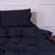 Пододеяльник MirSon 200х220 Satin Stripe 30-0021 Dark Blue (2200005255926) - изображение 4