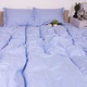Пододеяльник MirSon Satin Stripe 30-0022 Blue sky 200х220 см (2200007754960) - изображение 1