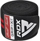 Бинти на коліна RDX Gym Knee Wrap R11 Black/Red (WAH-KR11BR) - зображення 3