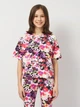 Подростковая укороченная футболка для девочки Coccodrillo Rebel Girl Junior WC5143204RGJ-022 140 см Разноцветная (5904986524664) - изображение 1