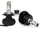 Комплект світлодіодних ламп HeadLight S1 H4 6000K 4000lm з радіатором 12-24V - изображение 2