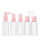 Дорожный набор емкостей для косметики WH Travel Bottles Set. 5 шт, Розовый - изображение 2