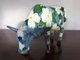 Коллекционная статуэтка Cow Parade корова голубая с цветами Cowalina Dogwood, Size L 30 х 9 х 20 см Нидерланды - изображение 9