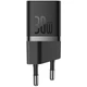 Мережевий зарядний пристрій Baseus GaN5 Fast Charger (mini) 30W (1USB-C) + кабель Type-C to Type-C Cluster Black - зображення 2