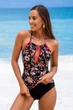 Купальник Cupshe L черный цветы 124084 - изображение 4