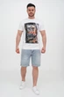 Футболка с принтом Trend Collection 5027 белый+принт 2XL - изображение 3