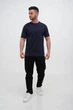 Футболка однотонная Trend Collection 001-1 Темно-синий (BLUE, цв.47) M - изображение 4