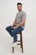 Футболка однотонная Trend Collection 001-1 светло-серый (GREY, кол.B5) 3XL - изображение 3