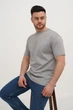 Футболка однотонная Trend Collection 001-1 светло-серый (GREY, кол.B5) 3XL - изображение 12
