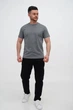 Футболка однотонная Trend Collection 616 Темно-серый (D.FLOWER GREY, цв.16) XL - изображение 6