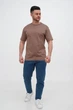 Футболка однотонная Trend Collection 001-1 Кэмел (CAMEL, кол.B6) M - изображение 3