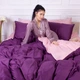 Комплект постельного белья MirSon Сатин Premium Iris 0199+3220 175х210 (2200000688521) - изображение 2